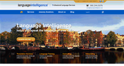 Desktop Screenshot of languageintelligence.com